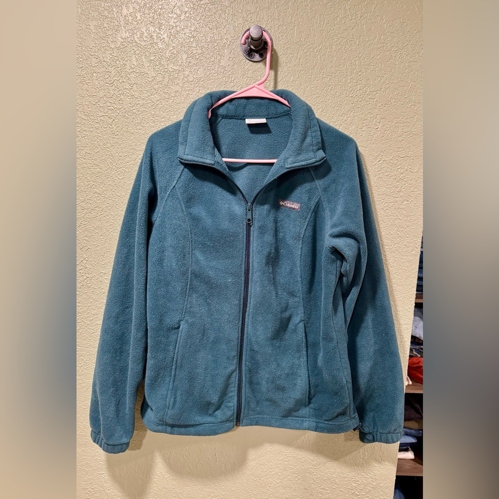 Columbia Women's Teal Fleece Jacket Size L